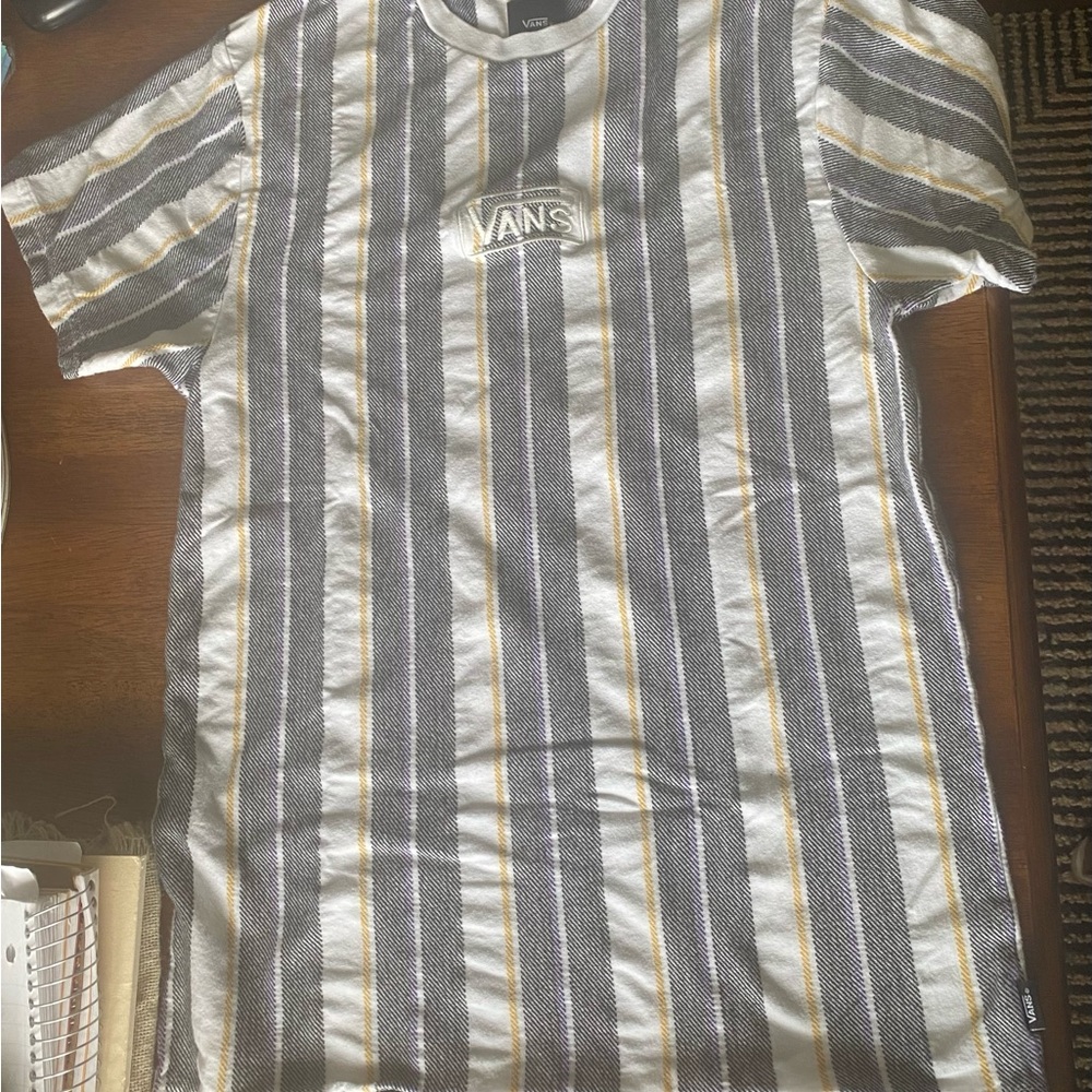 Vans Authentic Gray Striped Shirt